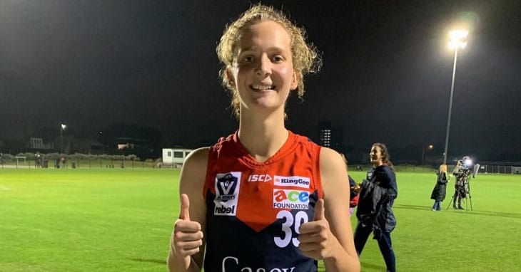 Matser makes her way to draft combine post image