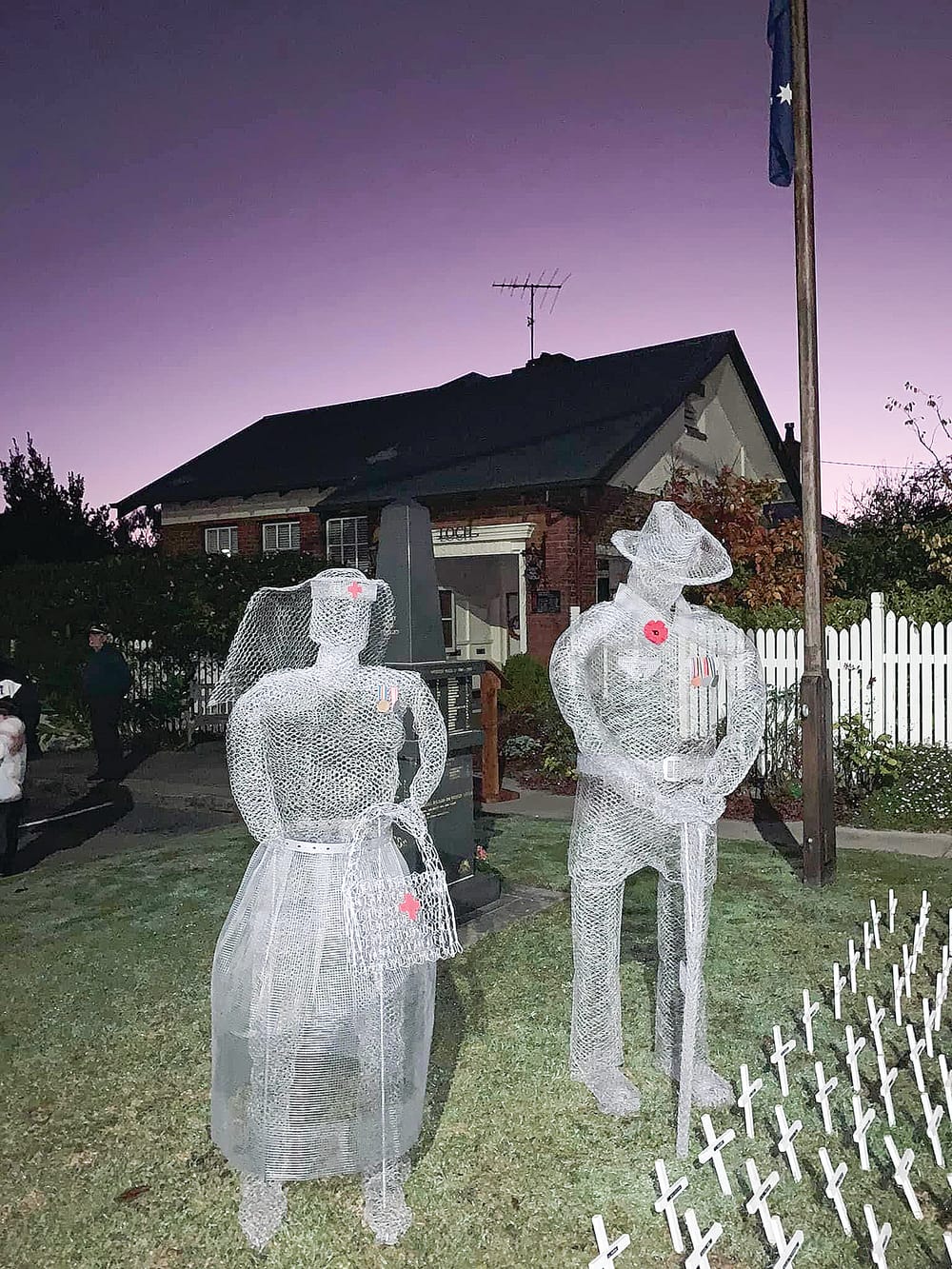 Locals out in force at Loch services post image