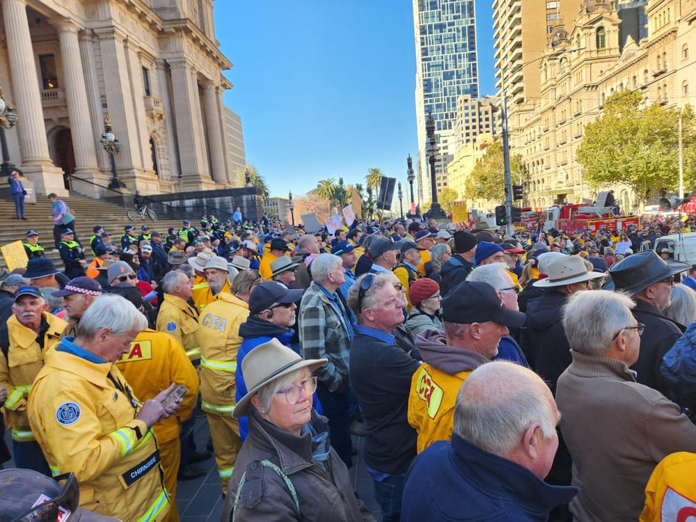 Local CFA volunteers join fight against levy post image