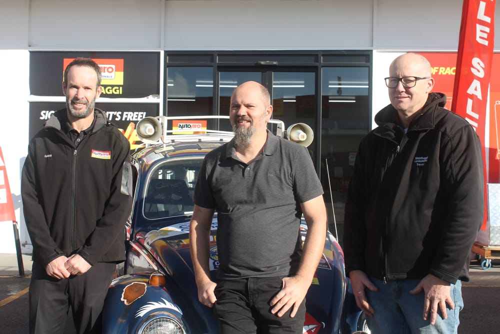 Nathan and Trev prepare for the 2025 Mystery Box rally in Broken Hill post image