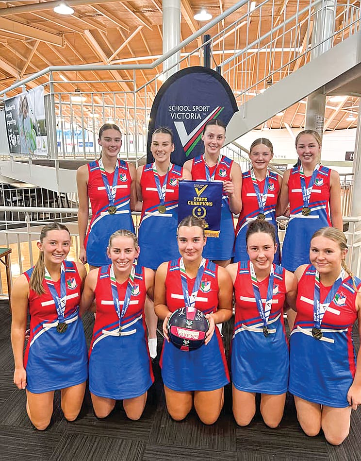 Mary MacKillop senior girls netball team crowned State Champions post image