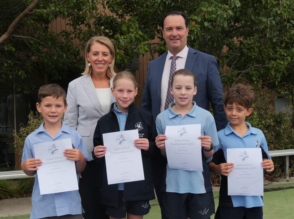 Celebrating reading success at Newhaven College post image