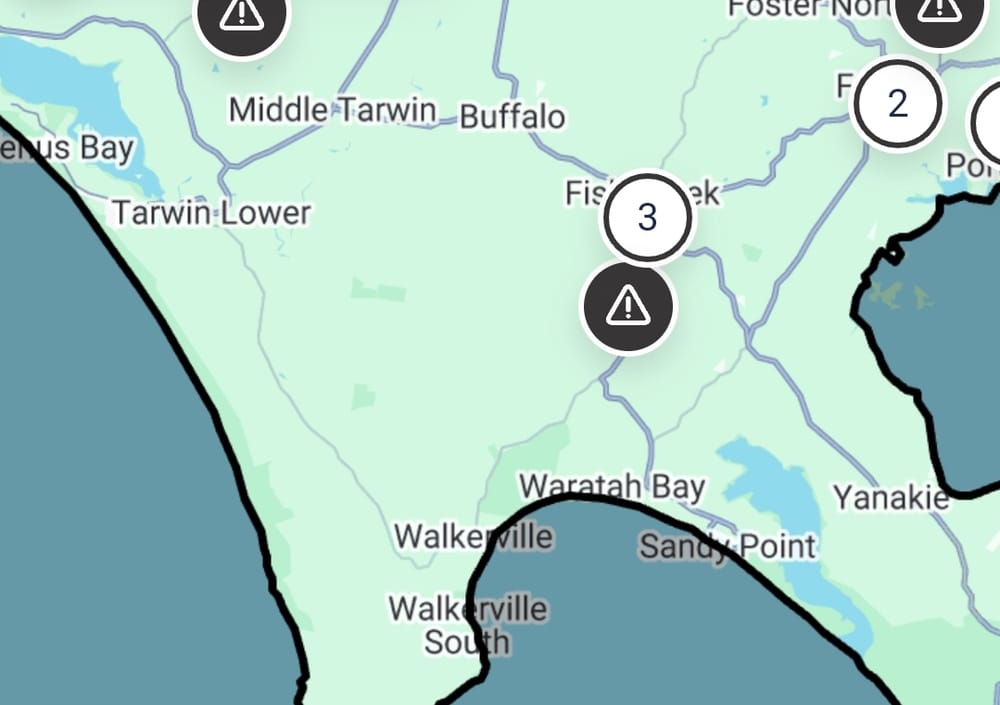 No power, no phones, no internet at Fish Creek post image