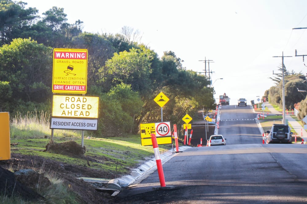 Shetland Heights Road near completion post image
