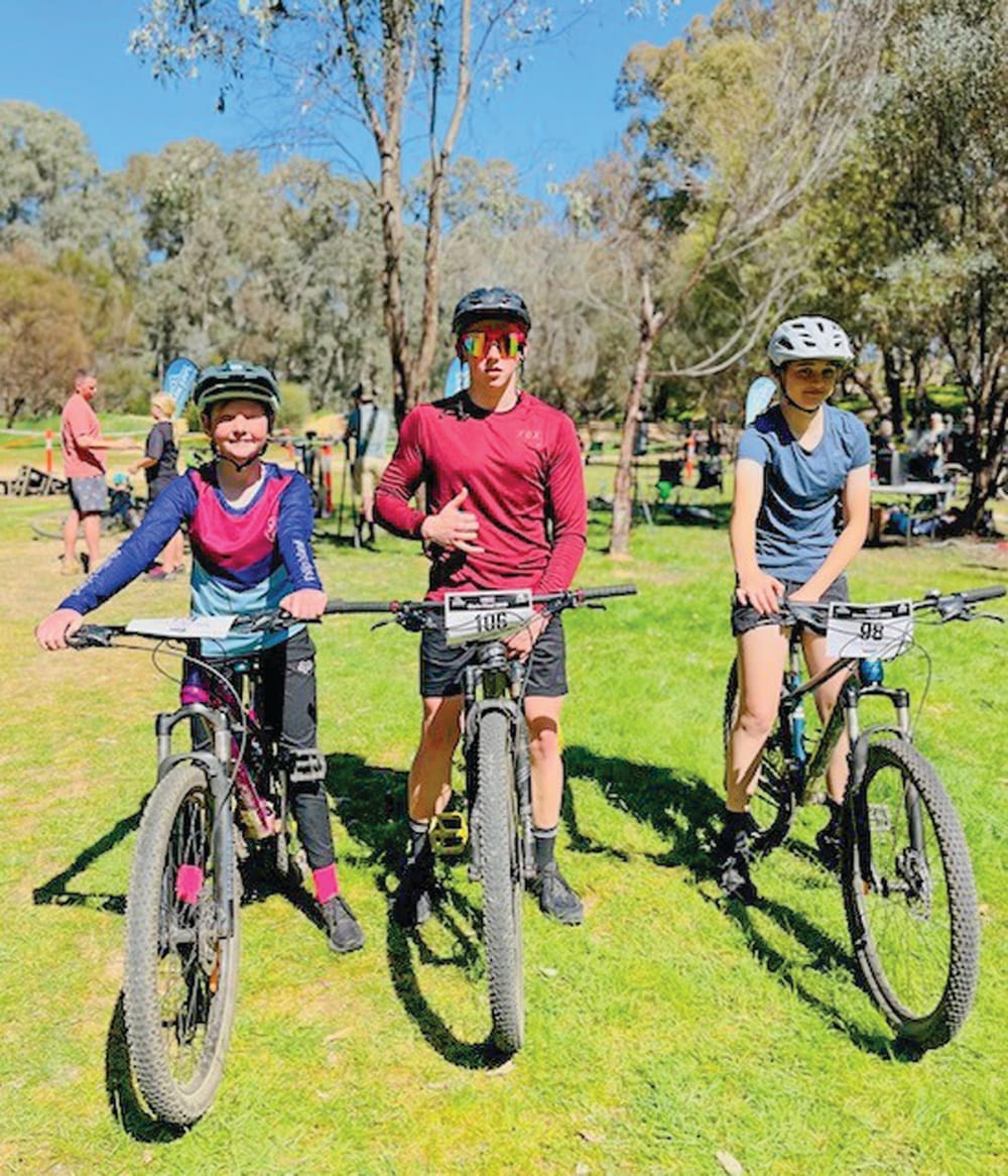 Triple gold victory for mountain biking team post image