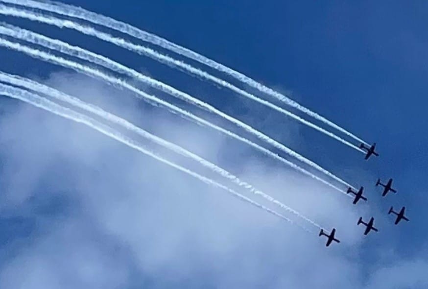 Low-level formation flying training over Inverloch post image