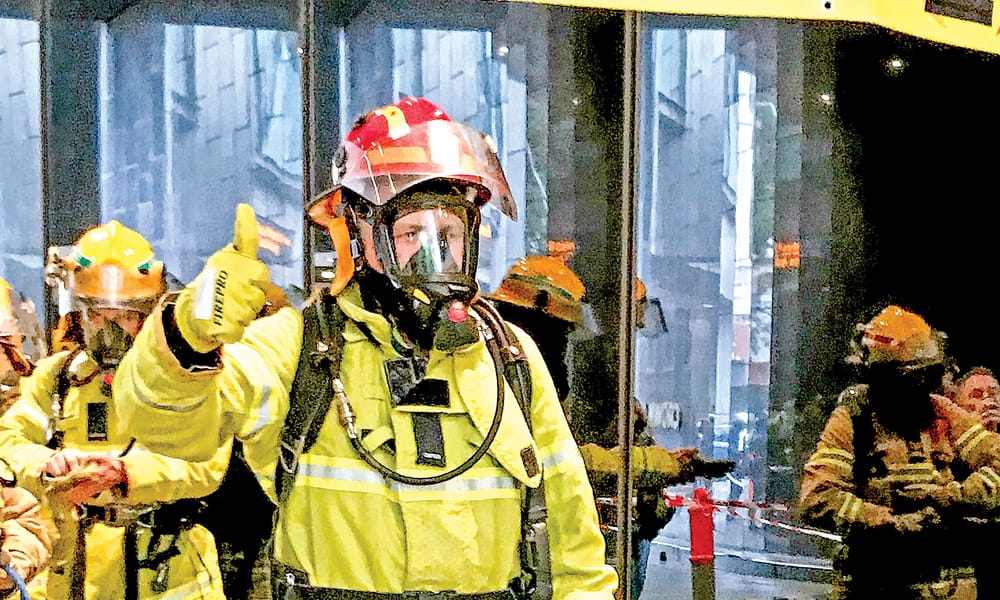 Inverloch firefighters take on stair challenge post image