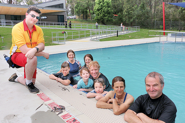 Councillors in the swim at Mirboo North post image
