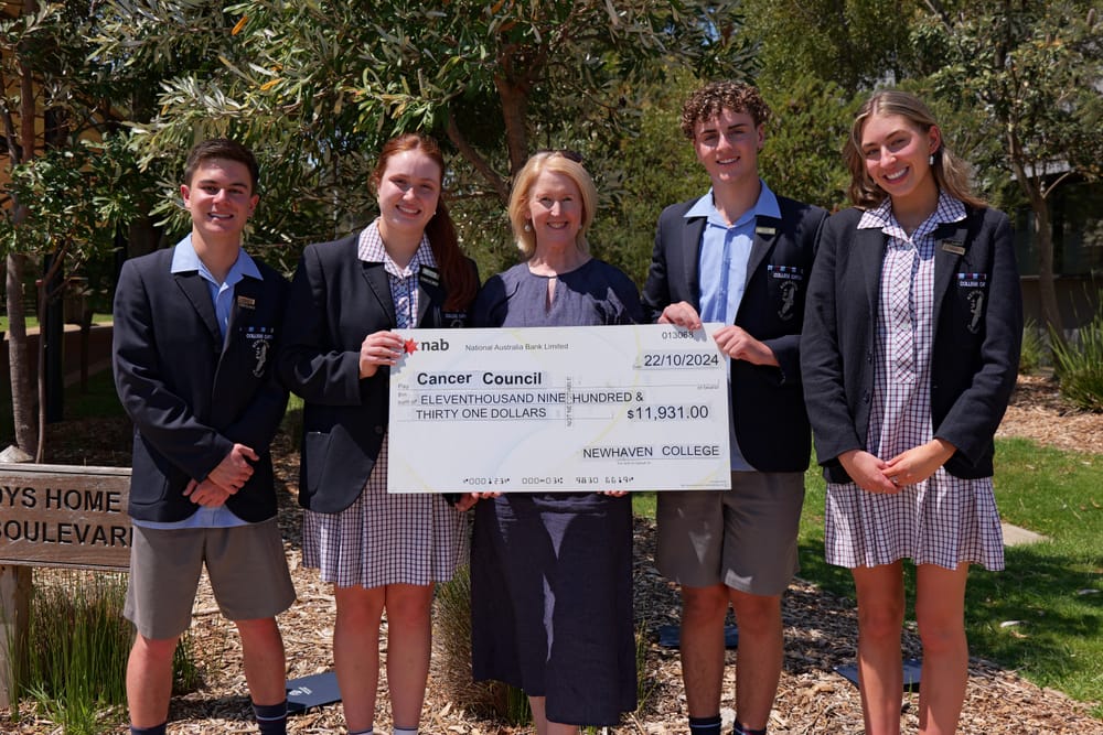 Newhaven College Students raise nearly $12,000 for Cancer Council post image
