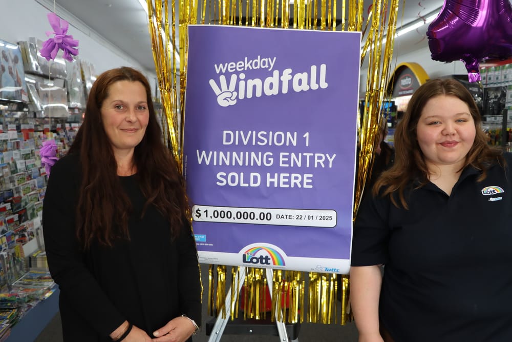 Check your tickets, Leongatha! Did you win $1 million in last night’s Weekday Windfall draw? post image