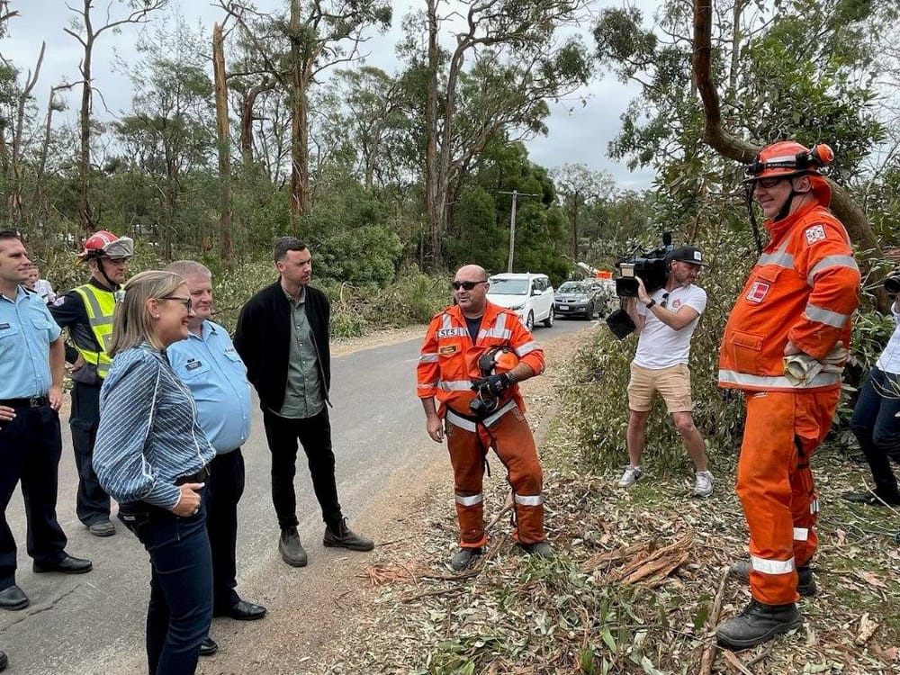 “Sounds scary” - Premier Allan hits the ground in Mirboo North post image