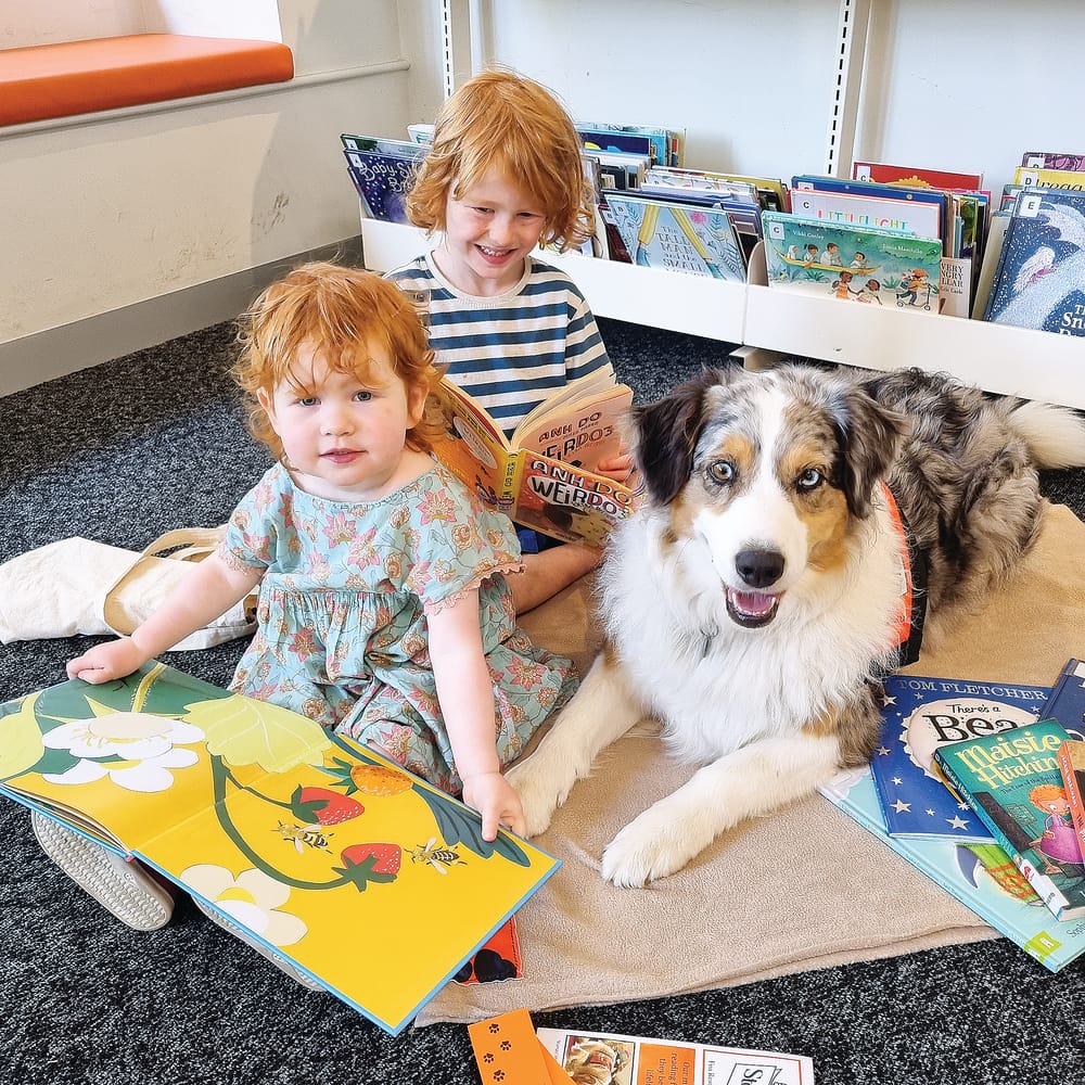 Furry helper brings joy to Inverloch library post image