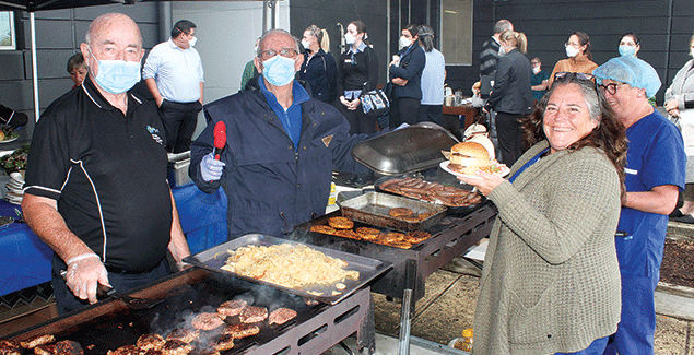 Volunteers working together to support hospital post image