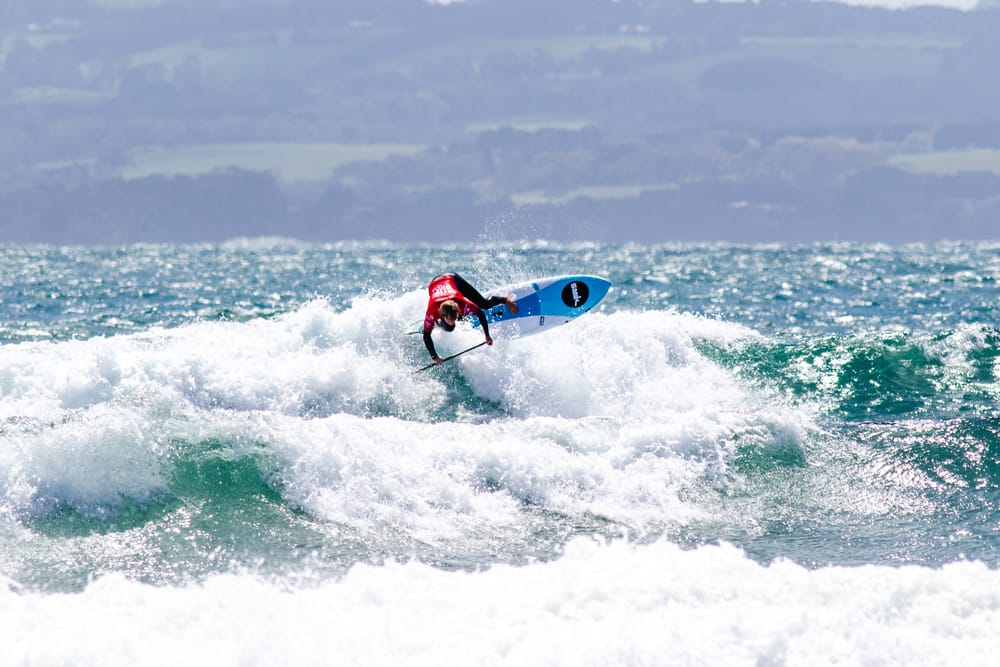 Finalists decided on day of tricky surf at 2024 Australian SUP Titles post image