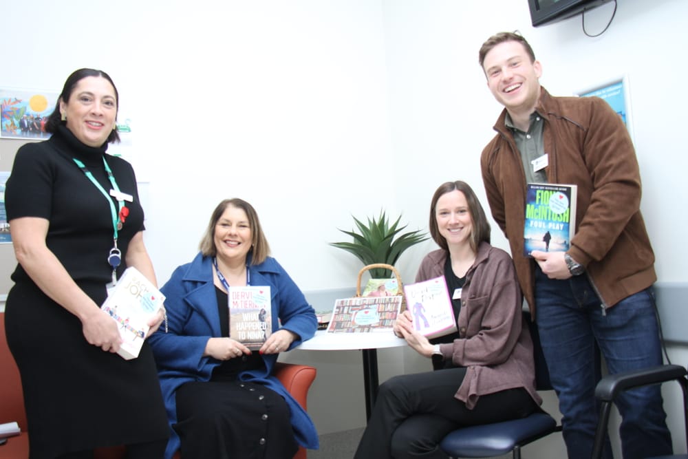 Pre-loved books hospital patients can take home with them post image