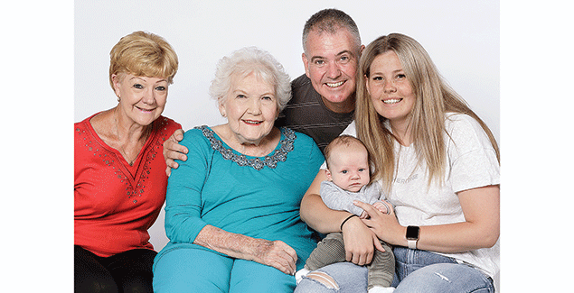 Five generations celebrate post image