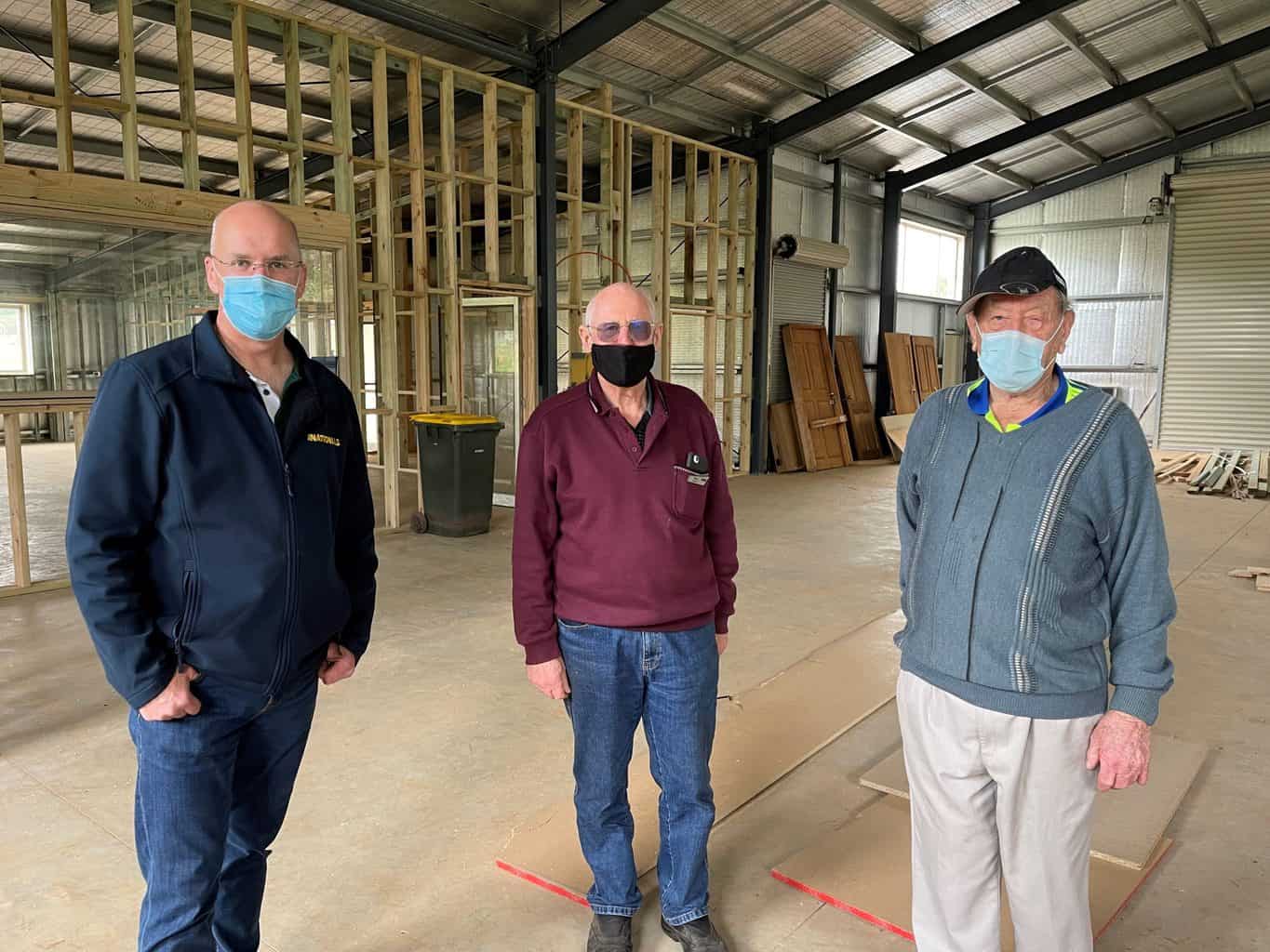 Leongatha’s new Men’s Shed nearing completion post image
