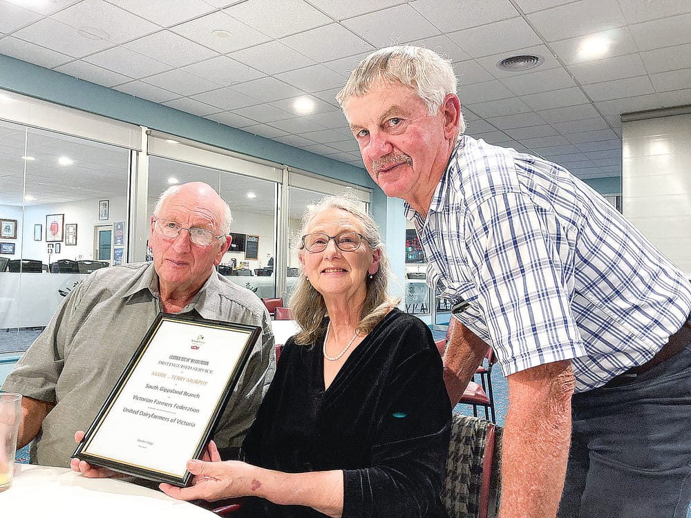 Award for Marie and Terry Murphy post image