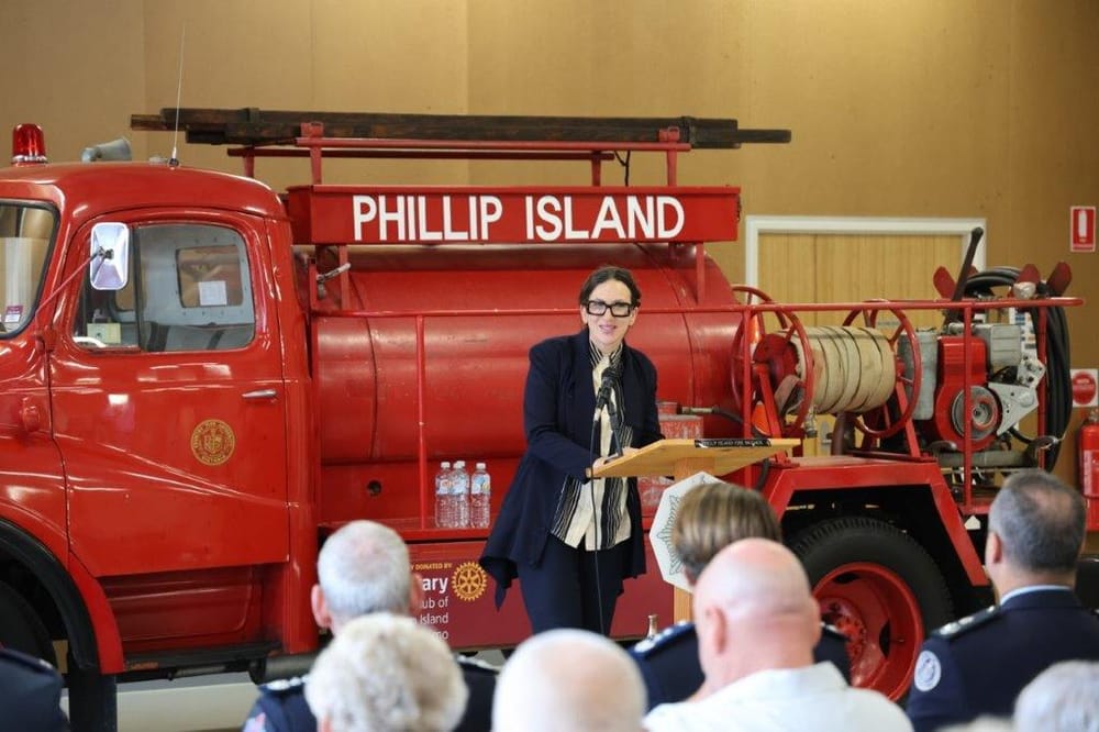 Top brass on hand for Phillip Island Fire Station opening post image