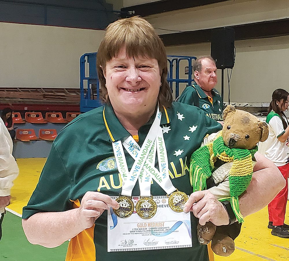 Lynne brings home three gold medals post image