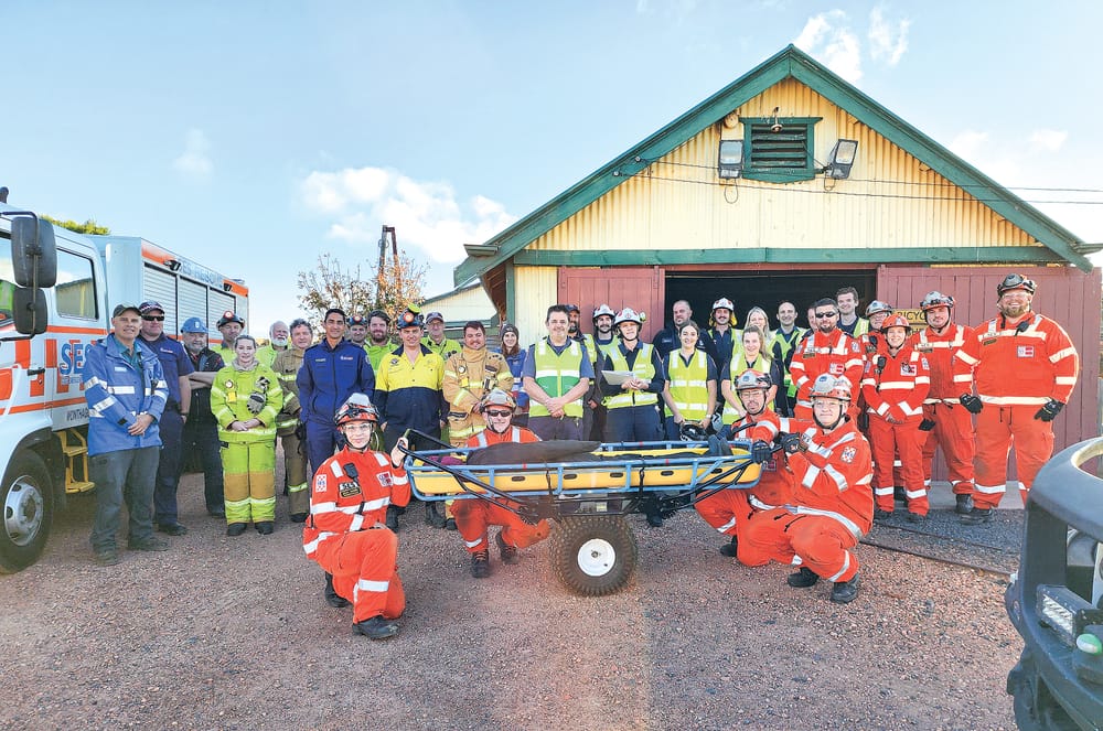 Coal mine hosts multi-agency training exercise post image