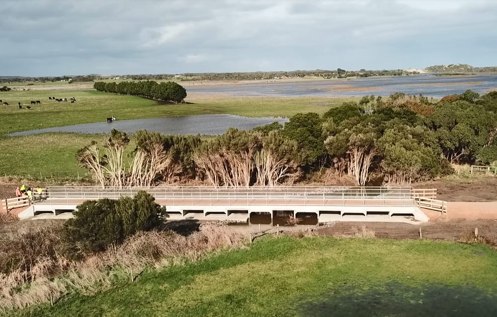 New rail trail bridge ready to go post image
