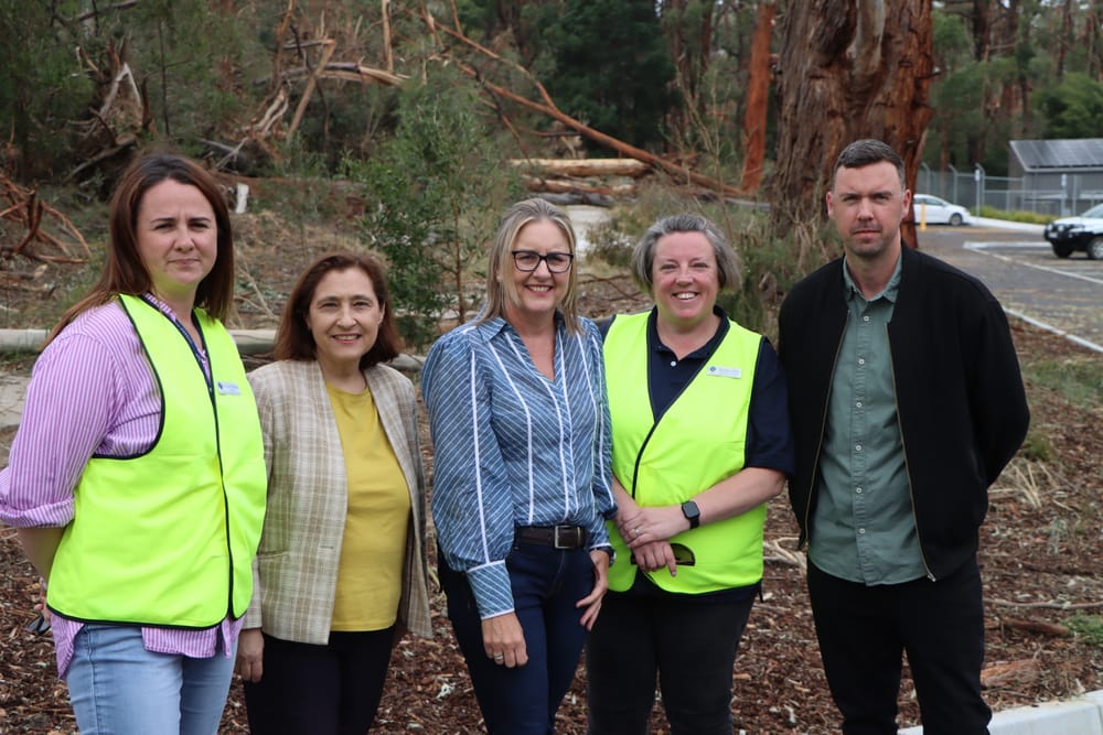 Premier Allan hears of need for State Government assistance clearing hard waste in Mirboo North post image