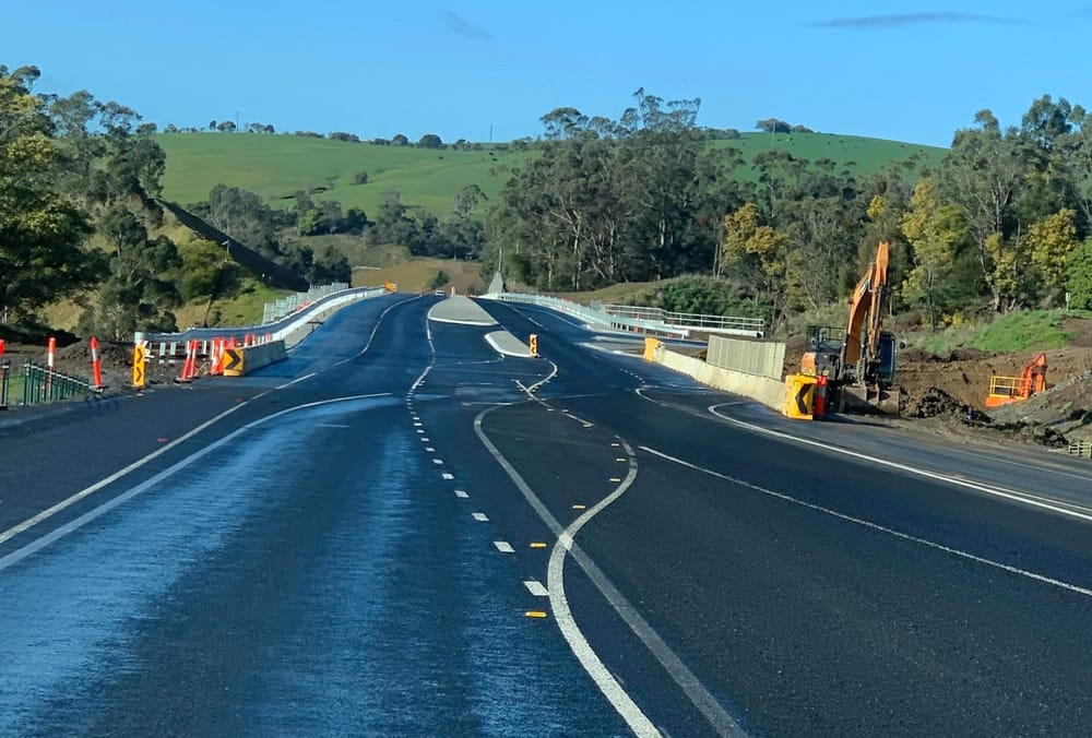 Highway lines causing confusion at Koonwarra, they say post image