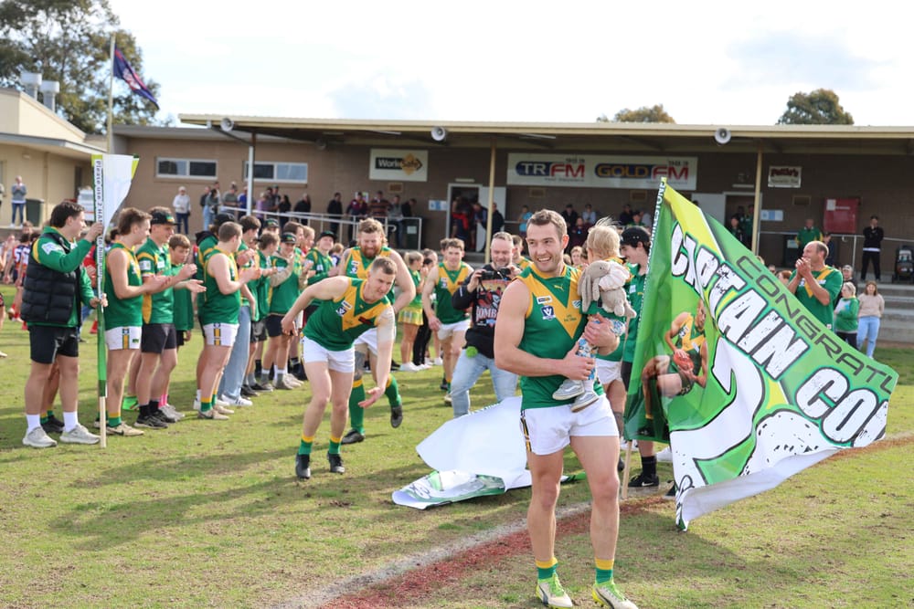 200 games up for Leongatha's captain courageous Tom Marriott post image