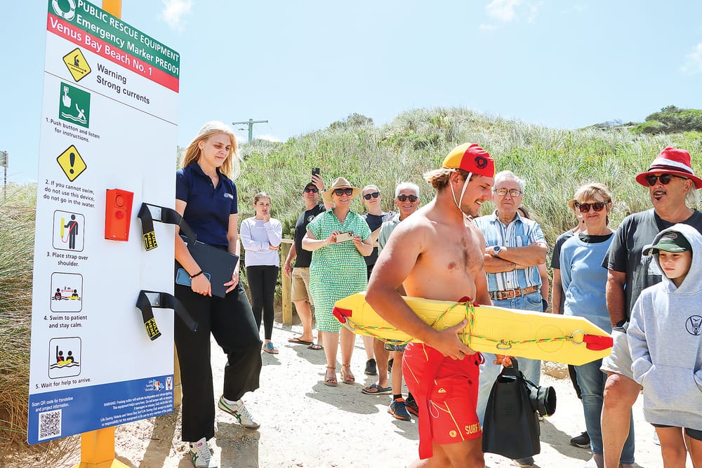 Venus Bay beach safety equipment demonstrated post image