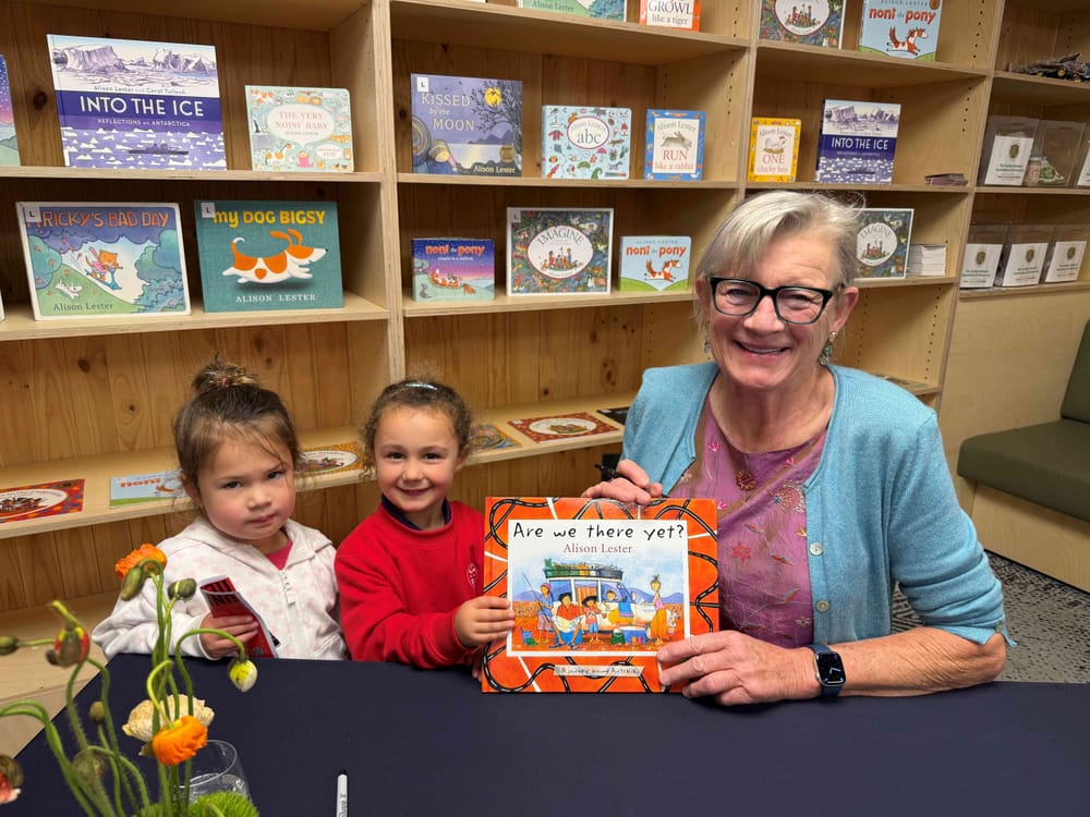 Queued out the door at Alison Lester’s book signing post image