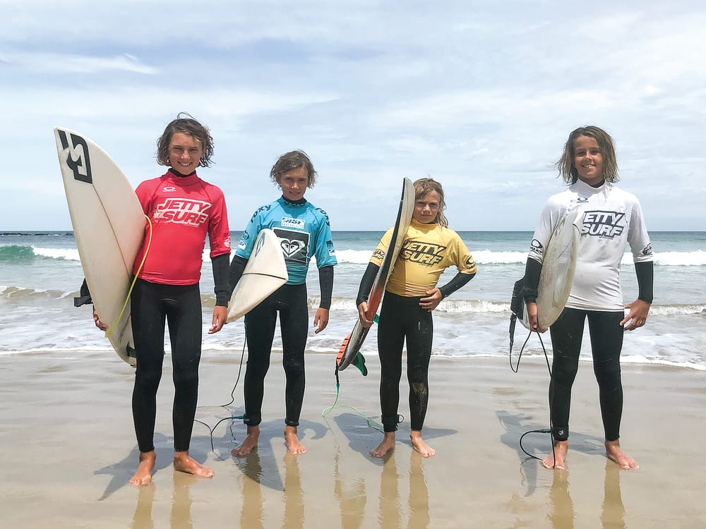 Schools gather for surfing contest post image