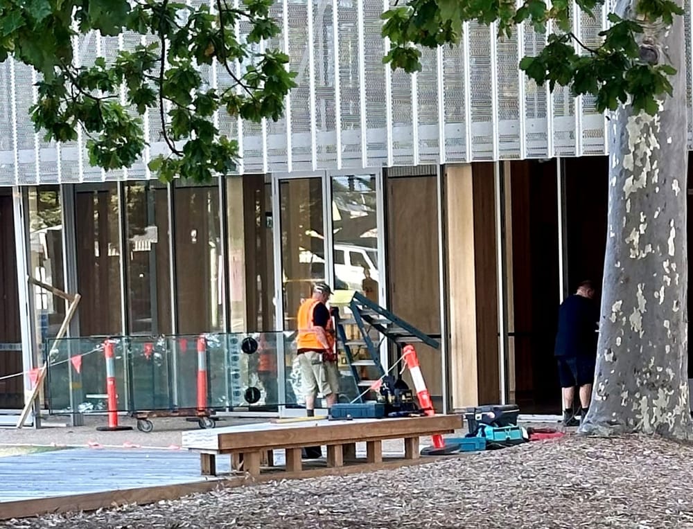 Finally, the 'Passivhaus' glass goes in at Berninneit post image