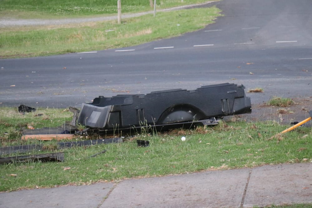 Serious crash on Billson leaves debris scattered post image