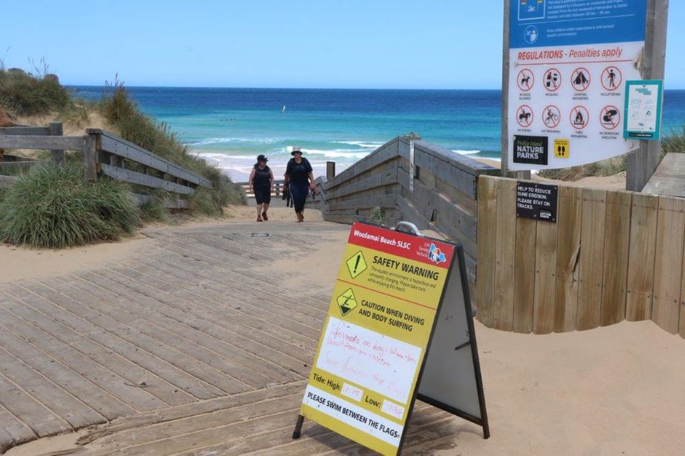 Cape Woolamai shark sighting 'not an issue' post image