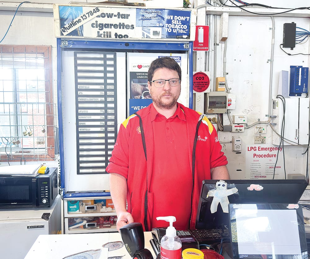 Loch servo owner sick of constant break-ins just for cigarettes post image