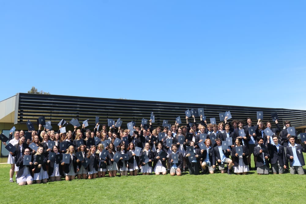 Newhaven College’s Year 12 students celebrate their graduation post image