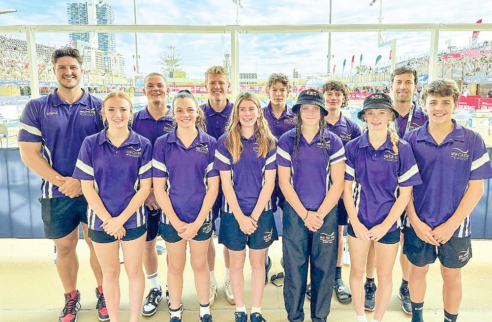 Local swimmers take ontheir biggest challenge yet post image