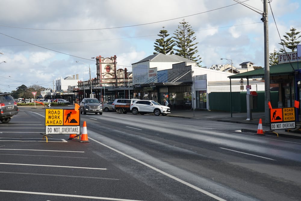 Graham Street works underway post image