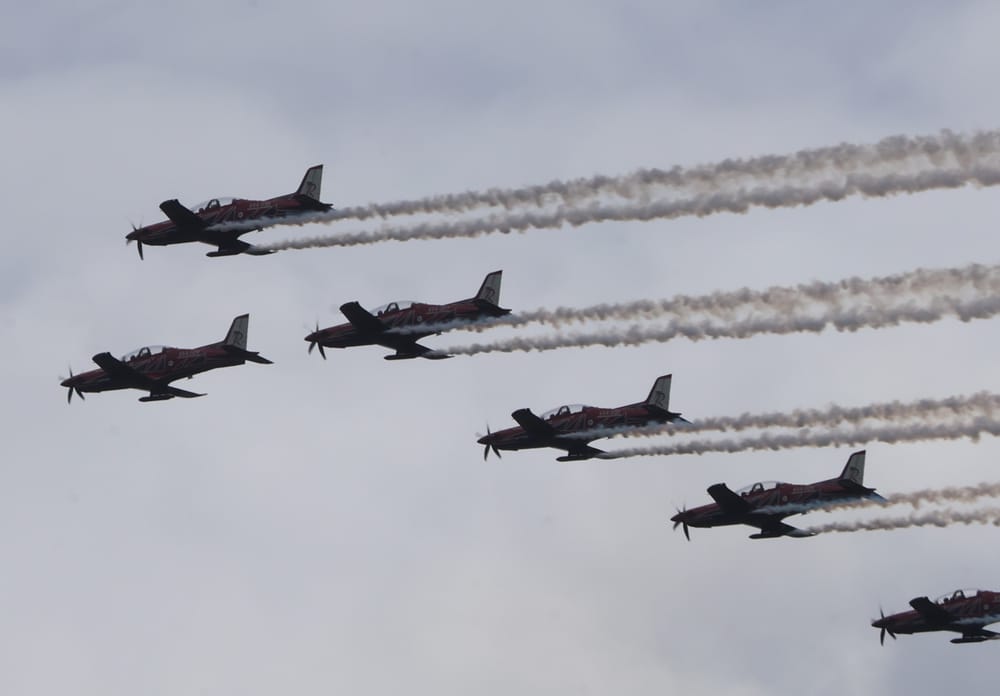 Aerial thrills as roulettes rock and roll high above Korumburra post image
