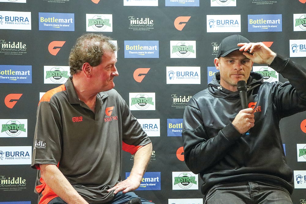 Heath Shaw joins the Giants for the day post image