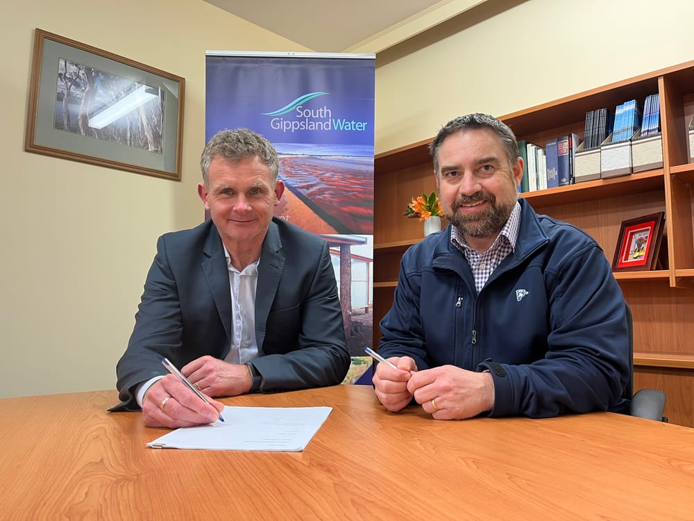 Burra Foods and South Gippsland Water – committed to our region’s future post image