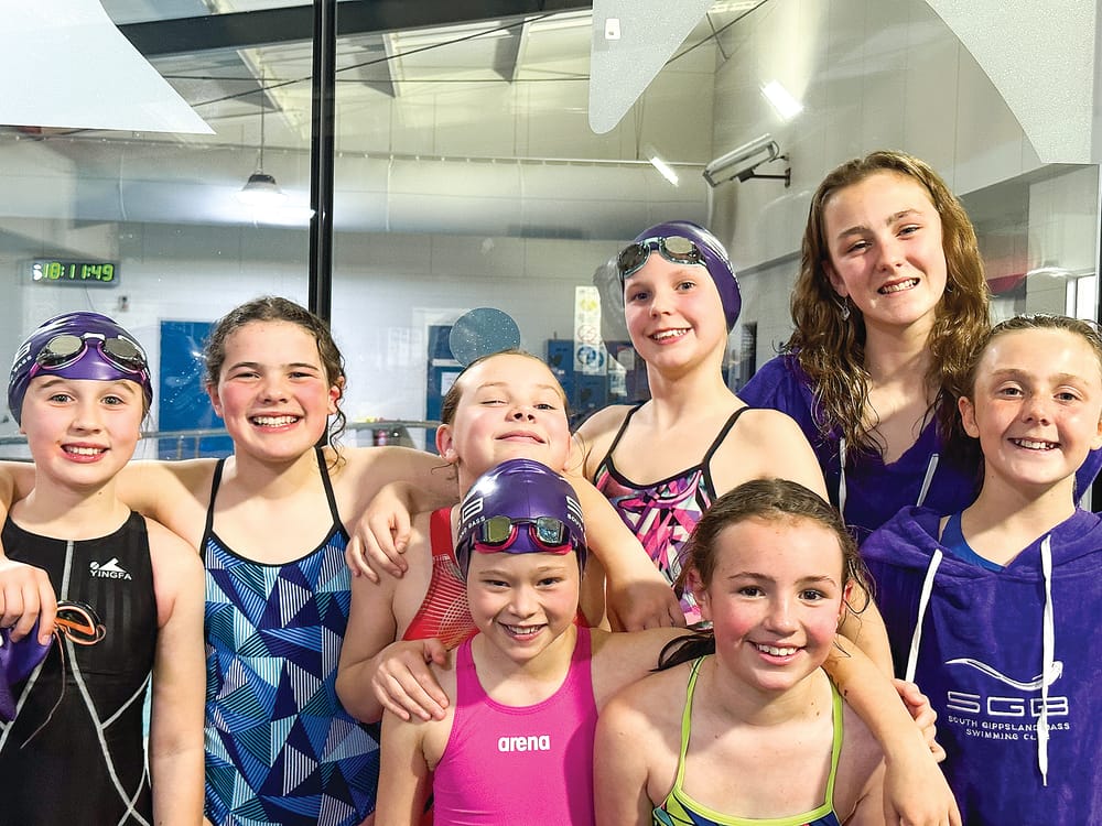 Swim meet shows off local talent post image