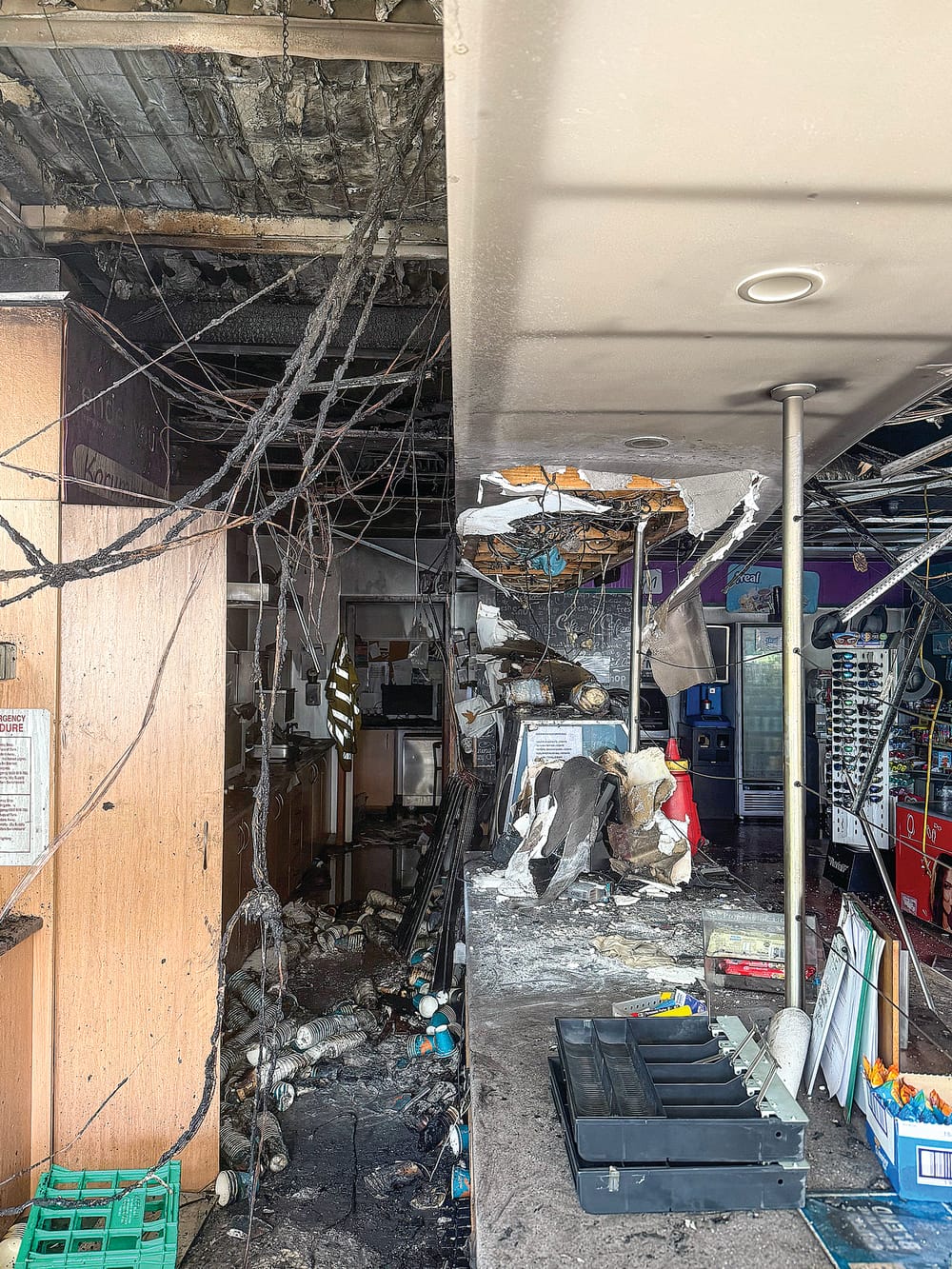 Korumburra petrol station out of action after fire post image