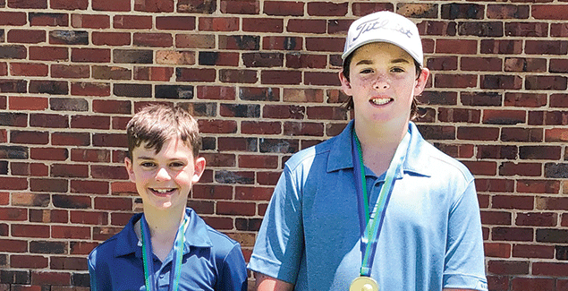 Juniors tee off post image