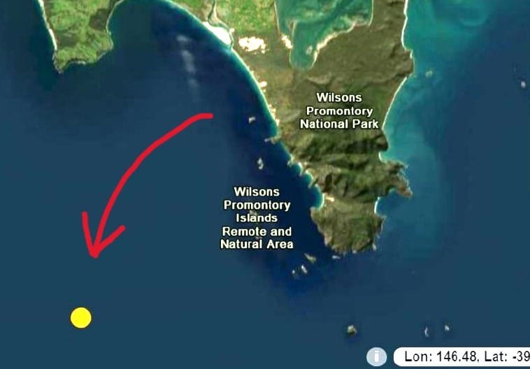 Earthquake Thursday off Sandy Point. Did you feel it? post image