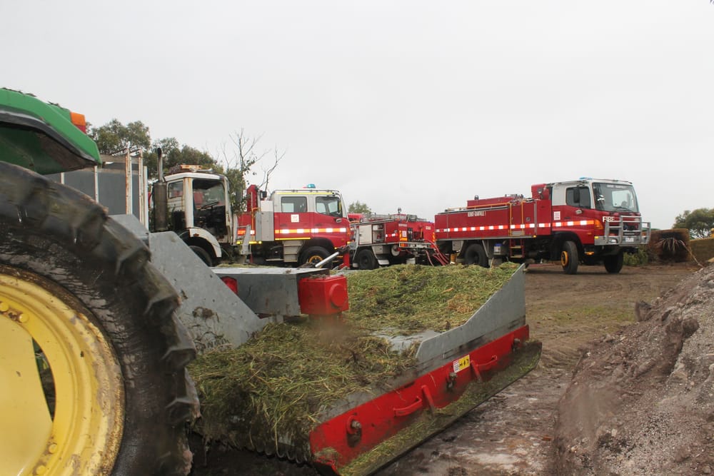 Timely warning for farmers after freshly baled hay catches fire post image