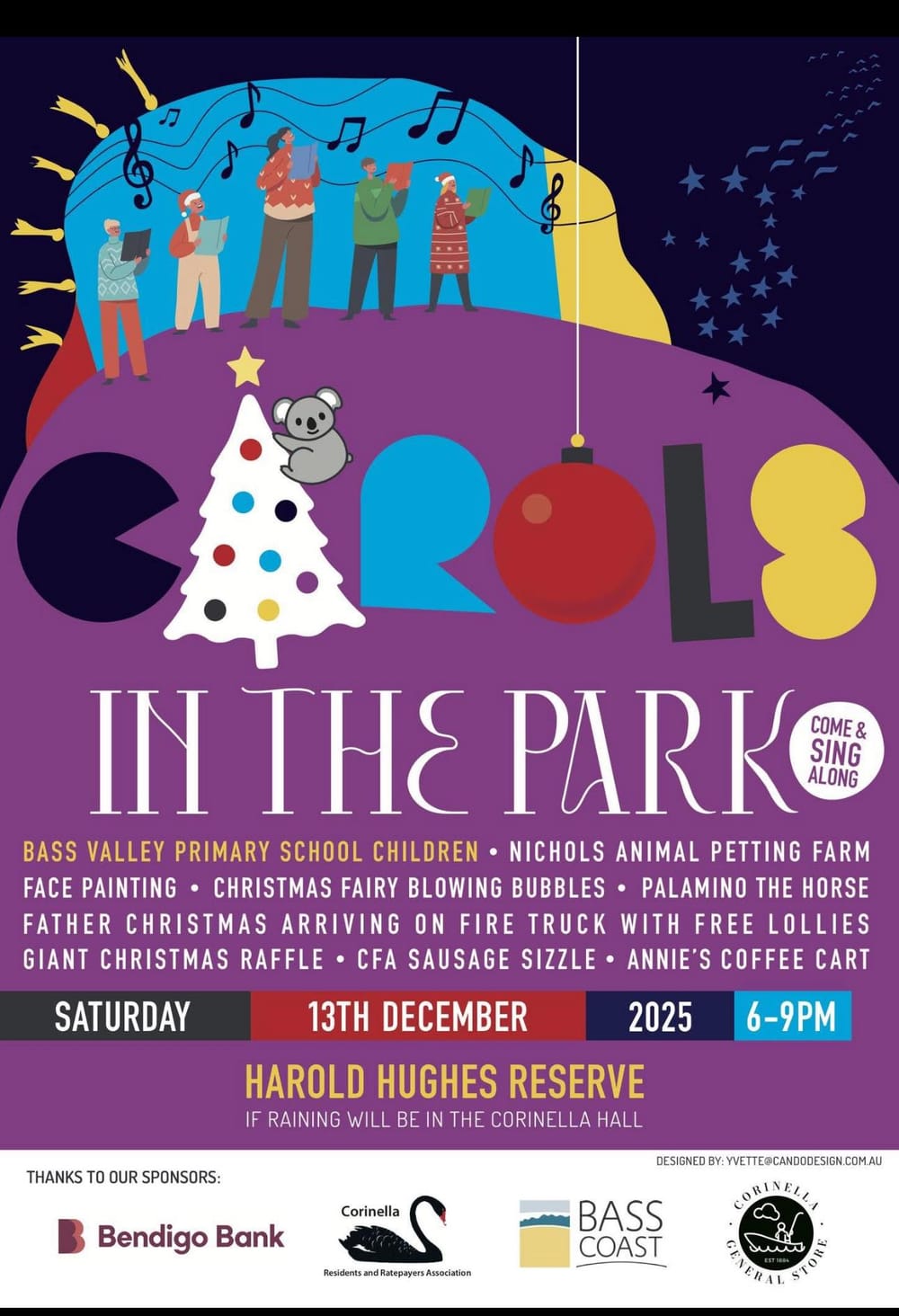 Fa-la-la-la-la, la-la-la-la this weekend at Corinella post image