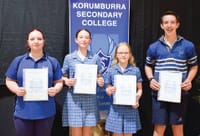 Achievements celebrated at Korumburra Secondary College post image