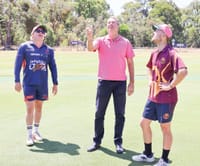 Cricket legend in attendance  as OMK captain scores ton post image